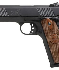 Iver Johnson 1911 Hawk, 45 ACP, 5", 8rd, Walnut Grips, Black
