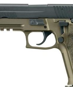 Sig P226 Combat 9mm 4.4 Inch Threaded Barrel SigLite Night Sights Dark Earth Grips Black Nitron Slide Tac-Rail 15 Round