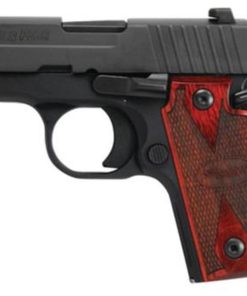 Sig P238 380 ACP 2.7In Rosewood Black SAO Siglite Rosewood Grip (1) 6RD Steel MAG MA Compliant
