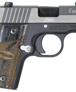 Sig P238 380 ACP 2.7In Equinox 2-Tone SAO TFO Front/Siglite Rear Blackwood Grip (1) 6RD Steel MAG MA Compliant