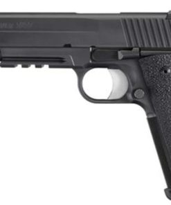 Sig 1911 45 ACP 5.6In TAC OPS Black SAO Siglite Ergo XT Grip (4) 8RD Steel MAG Rail Threaded (.578X28 RH)