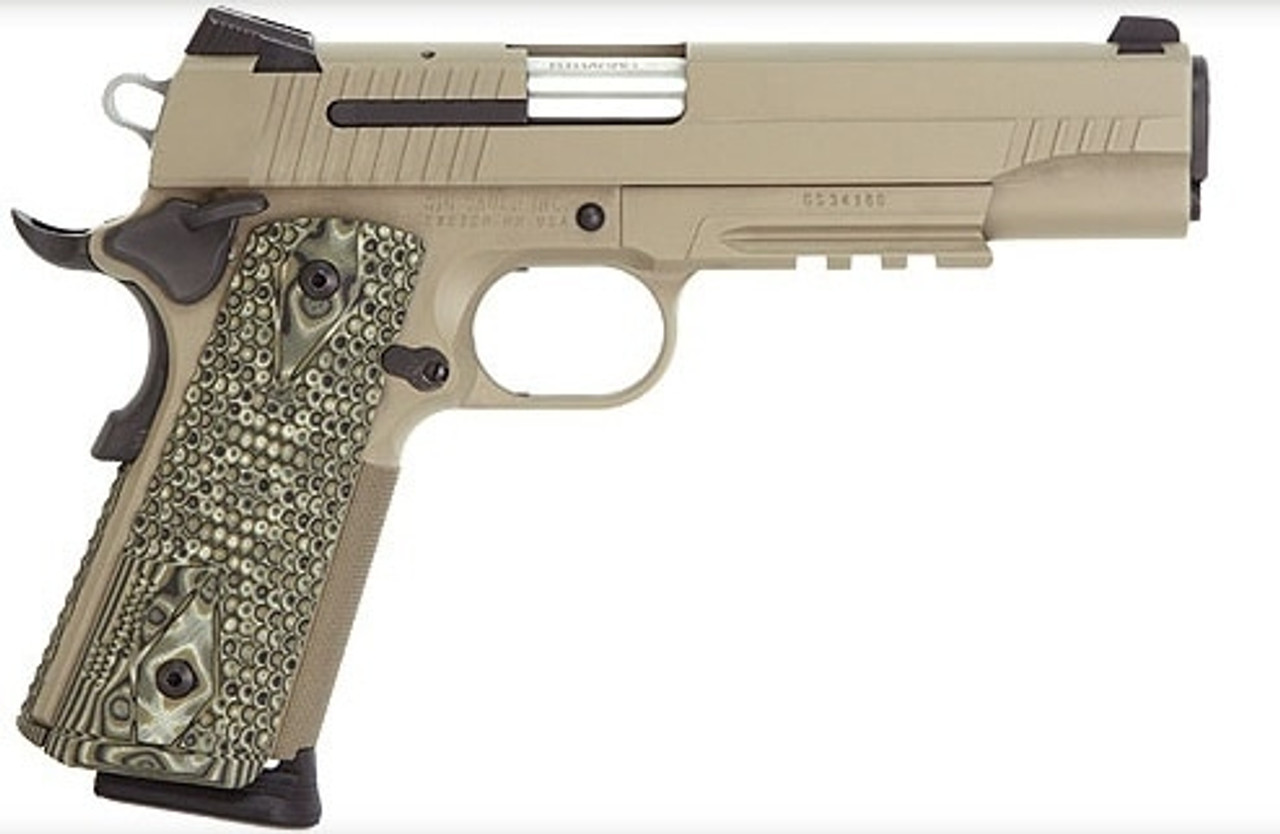 Sig 1911 Scorpion 45 ACP 5 Barrel Flat Dark Earth Night Sights Sig 1911 Scorpion 45 ACP 5 Barrel Flat Dark Earth Night Sights