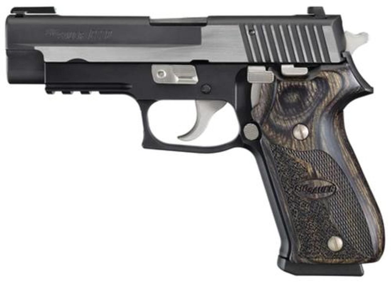 Sig P220 45 ACP 4.4In Equinox 2-Tone Da/Sa TFO Front/Siglite Rear Blackwood Grip (2) 8RD Steel MAG CA Compliant Sig P220 45 ACP 4.4In Equinox 2-Tone Da/Sa TFO Front/Siglite Rear Blackwood Grip (2) 8RD Steel MAG CA Compliant