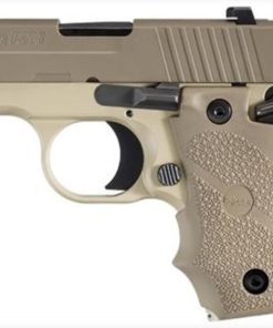 Sig Sauer, P238, Desert, Single Action Only, Compact, 380ACP, 2.7" Barrel, Alloy Frame, Tan Finish, Rubber Grip, Night Sights, 7Rd, 1 Magazine