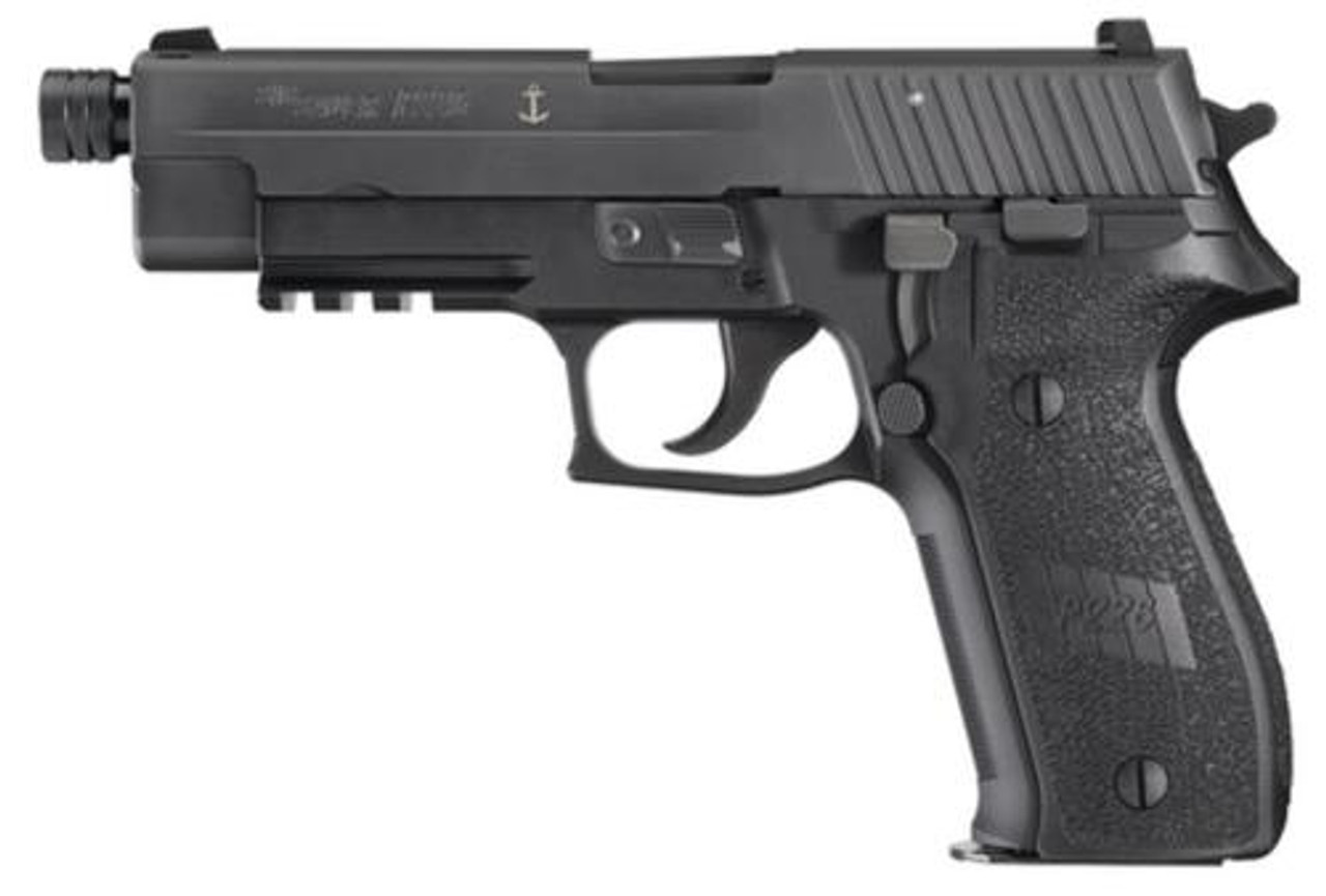 Sig P226 9MM 4.9In Mk25 Black Da/Sa Siglite Polymer Grip (3) 15Rd Steel MAG USN Anchor UID Threaded (13.5X1mm LH) Sig P226 9MM 4.9In Mk25 Black Da/Sa Siglite Polymer Grip (3) 15Rd Steel MAG USN Anchor UID Threaded (13.5X1mm LH)