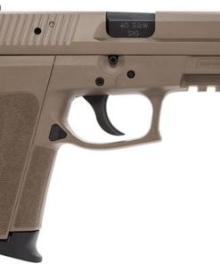 Sig Sp2022 40 S&W 3.9In Flat Dark Earth Da/Sa Siglite Flat Dark Earth Polymer Grip (2) 12Rd Steel MAG Rail