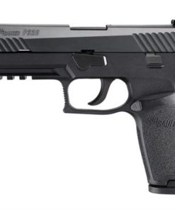 Sig P320 40 SW 4.7In Nitron Black, Striker Siglite Modular Polymer Grip (2) 14Rd Steel MAG Rail