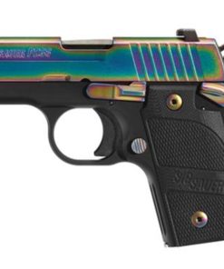 Sig P238 380 ACP 2.7In Edge TI PVD SAO Black G10 Grip (1) 6RD Steel MAG