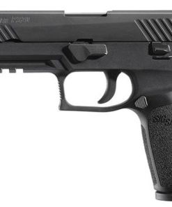 Sig P320 45 ACP 4.7In Nitron Black, Striker Siglite Modular Polymer Grip (2) 10Rd Steel MAG Rail