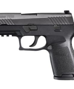 Sig P320 45 ACP 3.9In Nitron Black, Striker Siglite Modular Polymer Grip (2) 9RD Steel MAG Rail