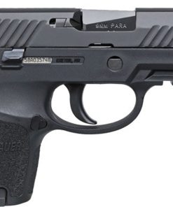 Sig P320 9mm 3.6in Barrel Nitron Black DAO Contrast Sights (2) 12rd Steel Mag Rail