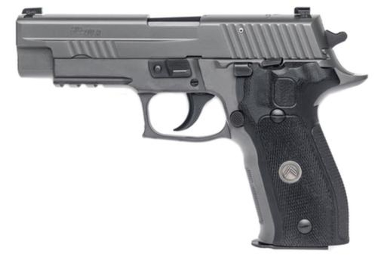 Sig P226 Legion .40 S&W, 4.4" Barrel, Legion Gray, PVD Finish, High Visibility Day/Night Sights, G-10 Grips, 10rd Sig P226 Legion .40 S&W, 4.4" Barrel, Legion Gray, PVD Finish, High Visibility Day/Night Sights, G-10 Grips, 10rd