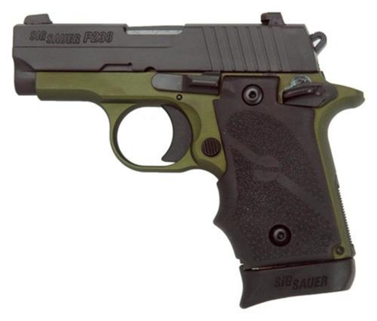 Sig P238 Army .380ACP, 2.7", Night Sights, Black Grip, 7rd Sig P238 Army .380ACP, 2.7", Night Sights, Black Grip, 7rd
