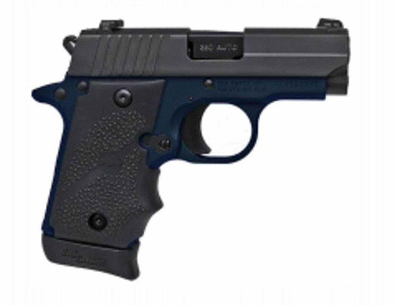 Sig P938 Army 9mm Nitron/Navy Blue Frame, SigLite Sig P938 Army 9mm Nitron/Navy Blue Frame, SigLite