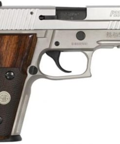 Sig P227 AS Elite 45 ACP, 4.4", Stainless, SigLite, Wood Grips, 10rd+1