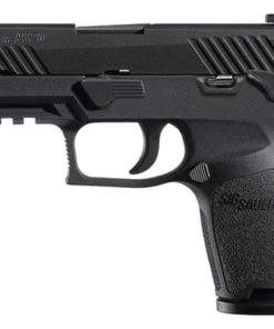 Sig P320 45 ACP 3.9In Barrel, Nitron Black, Striker Siglite (2) 9RD Steel MAG Manual Safety Rail