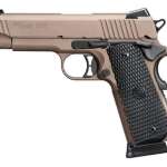 Sig 1911 Emperor Scorpion 357 Sig 4.2" Barrel Flat Dark Earth g10 Grips 8rd Mag