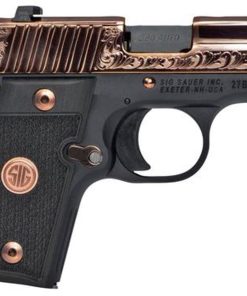Sig P238, .380 ACP, 3", Black G10 Grips, Rose Gold Finish, 7rd