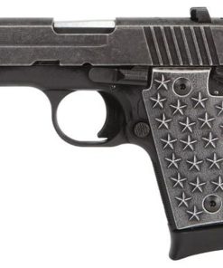 Sig P938 Compact, 9MM, 3" Barrel, We The People Engraved Slide, Aluminum Grips, 50 Stars, 7Rd Mag