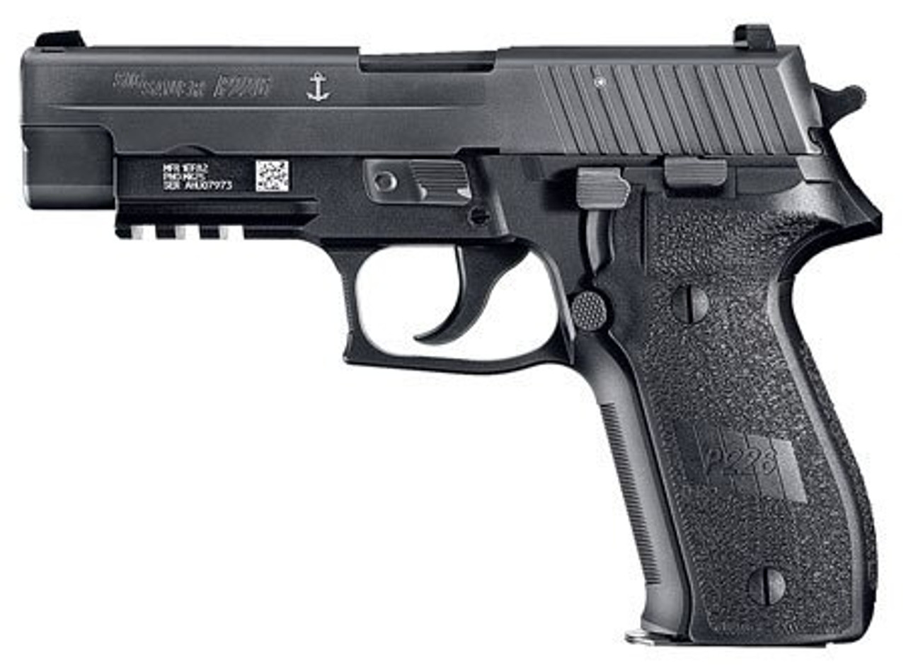 Sig P226 MK25 MA Compliant, 9mm, 4.4" Barrel, 10rd, Night Sights, Black Sig P226 MK25 MA Compliant, 9mm, 4.4" Barrel, 10rd, Night Sights, Black