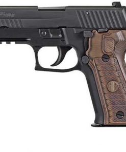 Sig P226, 9mm, 4.4" Barrel, 10rd, Brown G10 Grips, Black