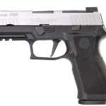 SIG P320 X-Series, 9mm, 3.9" Barrel X-Ray3 Night Sights, Stainless/Black, Enhanced Serrations, 17rd Mag