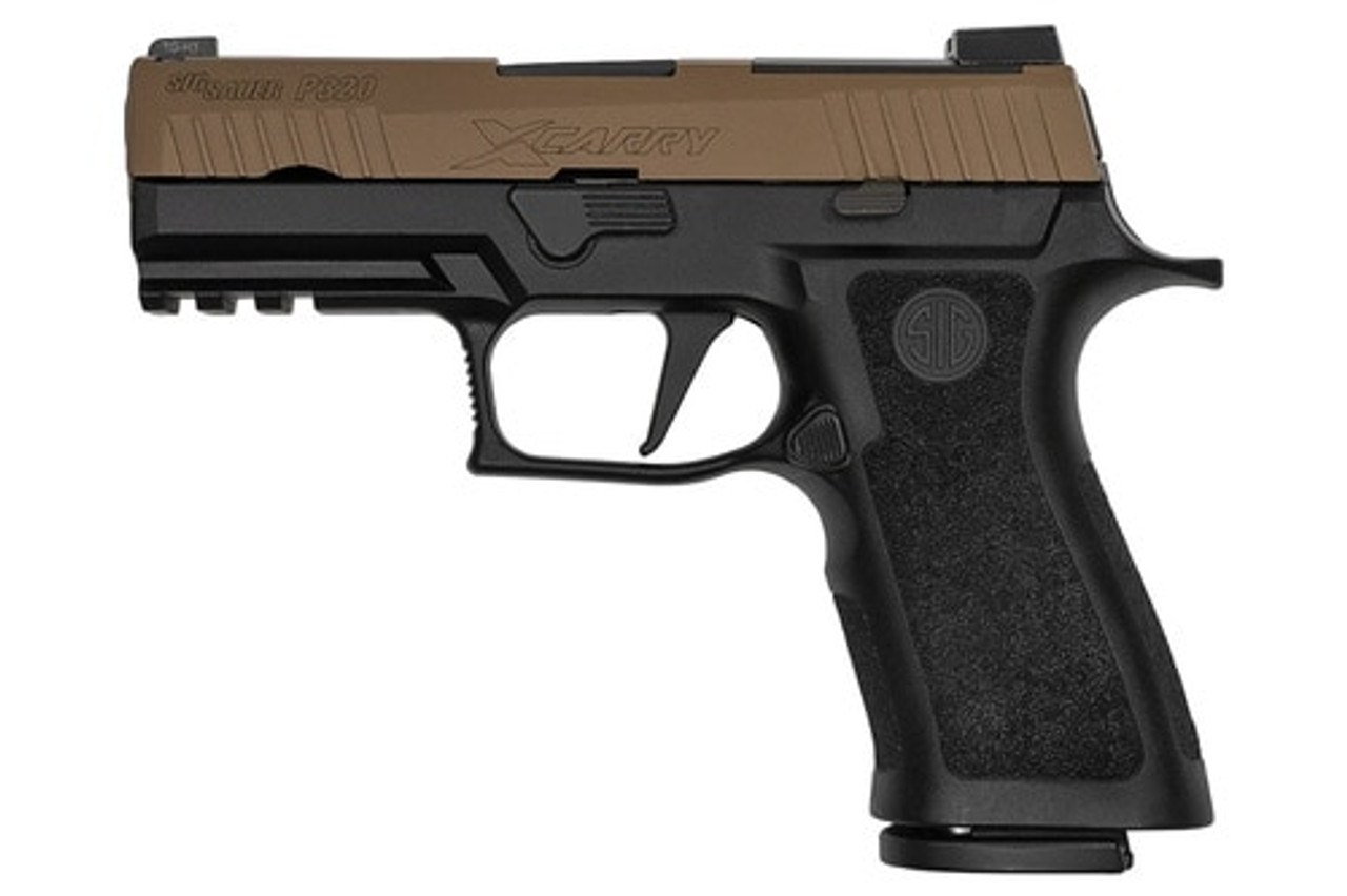 Sig P320 XCarry Coyote 9mm, 3.9", X-Ray3 NS, Coyote Slide, Black Frame, 17rd Sig P320 XCarry Coyote 9mm, 3.9", X-Ray3 NS, Coyote Slide, Black Frame, 17rd
