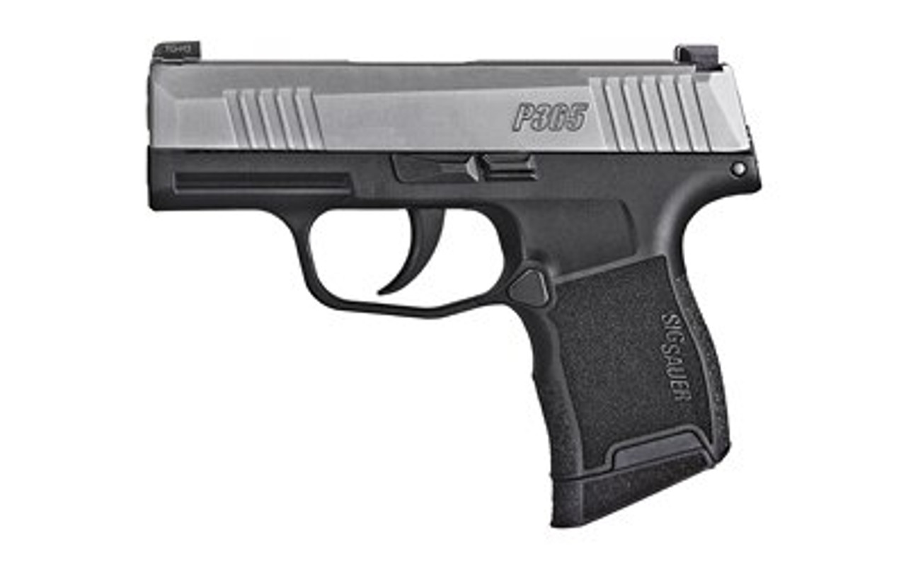 SIG P365 9mm, 3.1" Barrel, 2-Tone, Striker, X-Ray 3, Black Grip, 2x10rd Mags SIG P365 9mm, 3.1" Barrel, 2-Tone, Striker, X-Ray 3, Black Grip, 2x10rd Mags