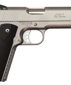 Ed Brown Alpha Elite Single 45 ACP 5" Barrel Black Grips SS Frame 7 Rd Mag