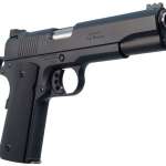 Ed Brown Special Forces1911, Full Size, 45ACP, 5" Barrel, G10 Grips, Black, Thumb Safety, .156 U-Notch Rear Sight, Orange HD XR Front Sight, Recessed Slide Stop, Flattened and Serrated Top of Slide, 7Rd, 2 Magazines
