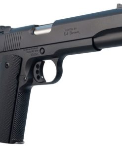 Ed Brown Special Forces1911, Full Size, 45ACP, 5" Barrel, G10 Grips, Black, Thumb Safety, .156 U-Notch Rear Sight, Orange HD XR Front Sight, Recessed Slide Stop, Flattened and Serrated Top of Slide, 7Rd, 2 Magazines
