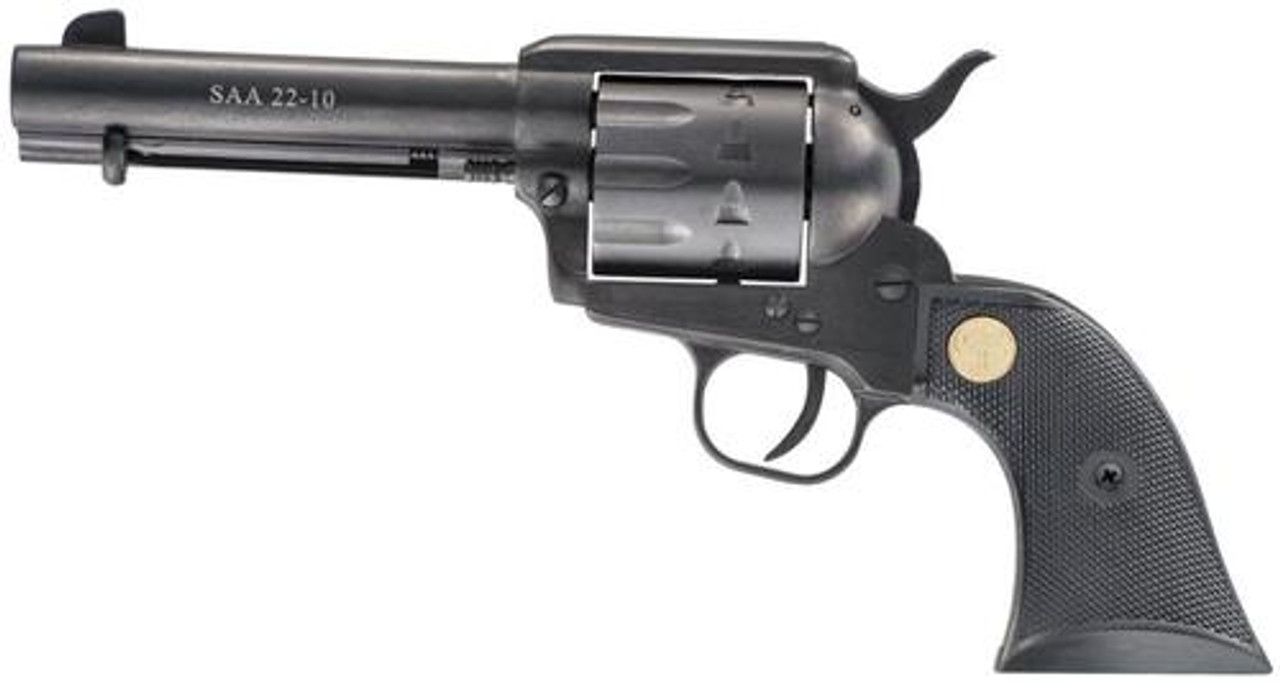 Chiappa Firearms 1873 SA Army 22 22LR/22Mag Combo 4.8" 10rd Wood Grip Black Chiappa Firearms 1873 SA Army 22 22LR/22Mag Combo 4.8" 10rd Wood Grip Black