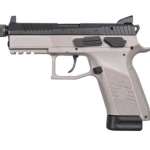 CZ P-07 9mm,, , Urban Grey Frame, Black Slide, Suppressor Ready, NS,, 10 rd