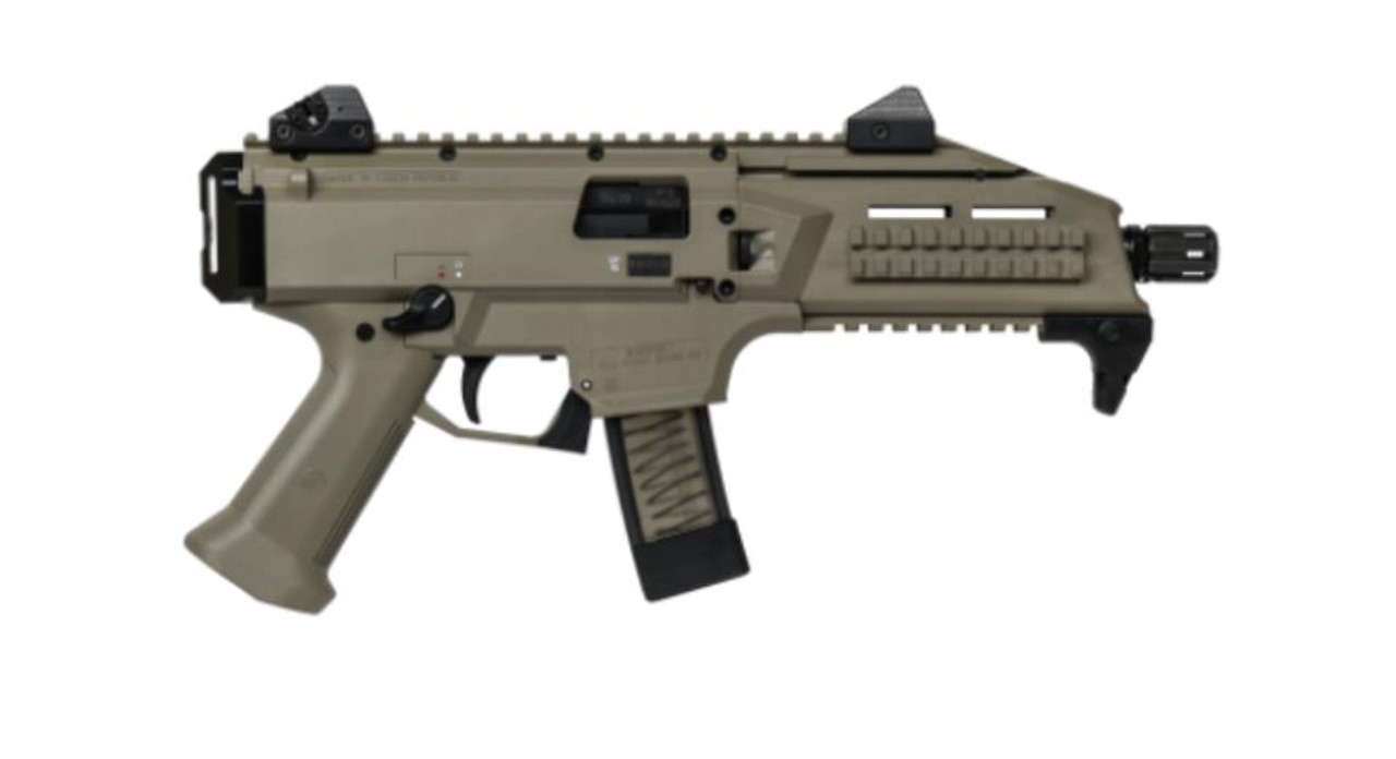 CZ Scorpion Evo 3 S1 Pistol, Flat Dark Earth, 9mm, 1/2x28 Threads,, , 10 rd CZ Scorpion Evo 3 S1 Pistol, Flat Dark Earth, 9mm, 1/2x28 Threads,, , 10 rd