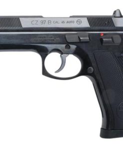 CZ, 97 B Full Size, 45 ACP, 4.65" Barrel, Steel Frame, Aluminum Grips, Fiber Optic Front Sight, 2 Magazines, 10rd Mag