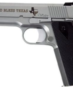 Dan Wesson Valor Commander Texas Edition, 45 ACP, 4.25", 8rd, Matte Stainless
