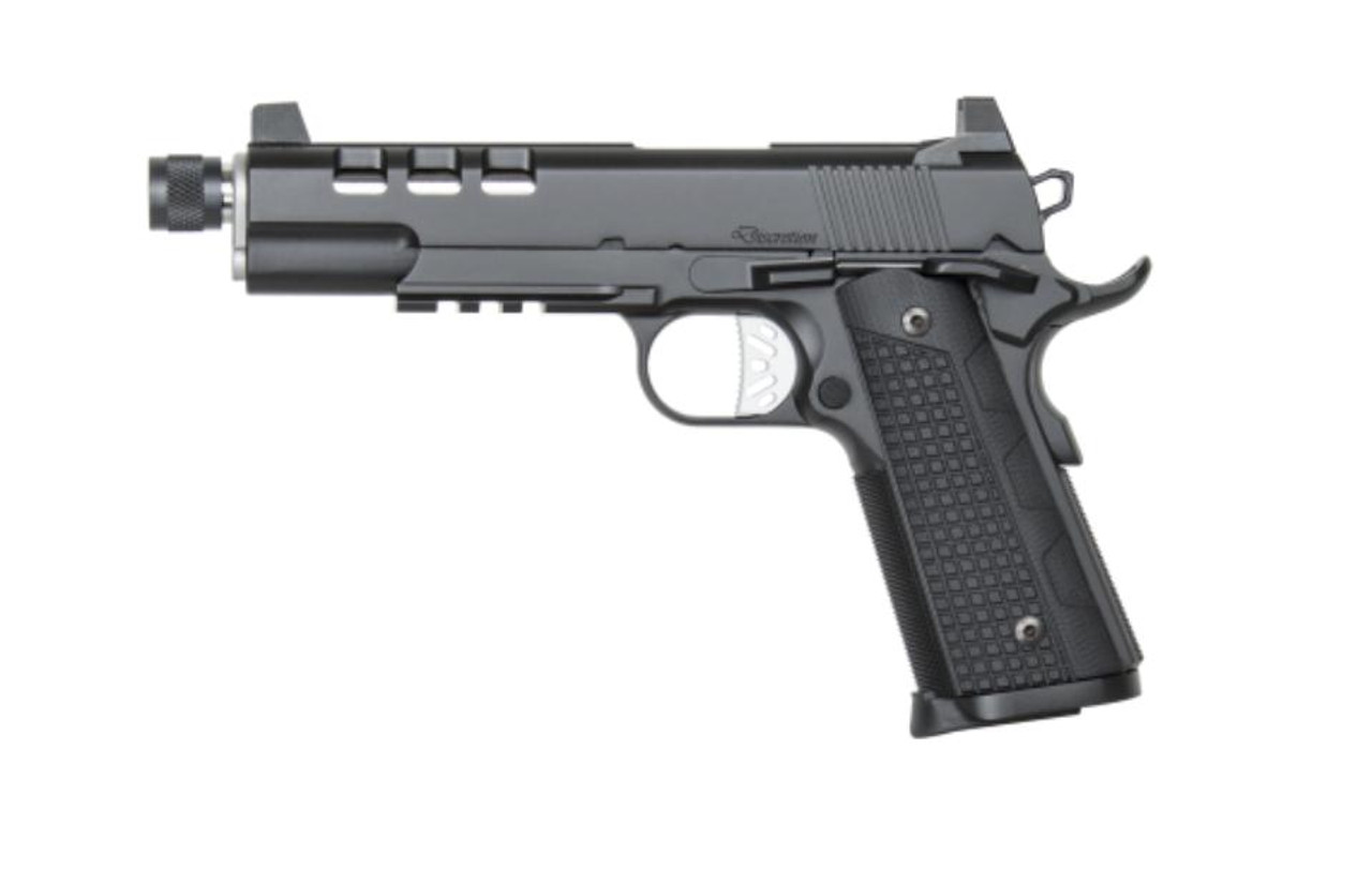 Dan Wesson Discretion 1911 45 ACP, Black 5.75" Threaded Barrel 8 rd Mag Dan Wesson Discretion 1911 45 ACP, Black 5.75" Threaded Barrel 8 rd Mag