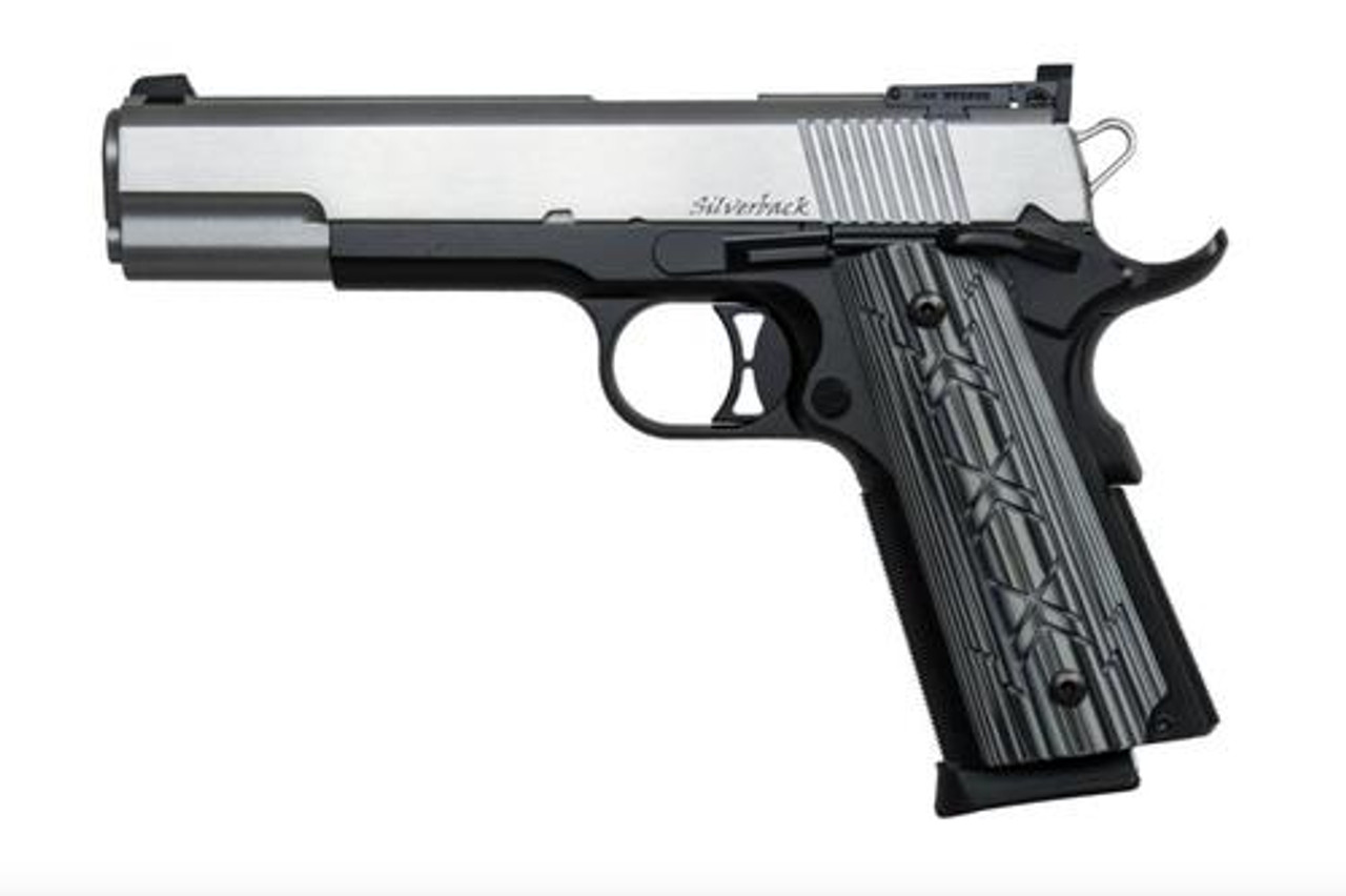 Dan Wesson Silverback 9mm, 5" Barrel, Black/Stainless Steel, Night Sights,, rd, 10 rd Dan Wesson Silverback 9mm, 5" Barrel, Black/Stainless Steel, Night Sights,, rd, 10 rd