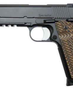 Dan Wesson Specialist 1911 45 ACP, 5" Barrel, Matte Black, G-10 VZ II Grips, Night Sights