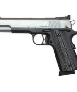 Dan Wesson Silverback 45 ACP, Stainless/Black Two Tone, Bomar Style Target Night Sights, 8rd Mags