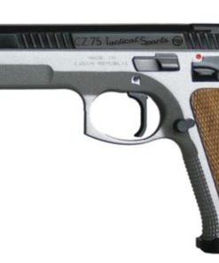 CZ Tactical Sport Pistol 9MM 5.23" Barrel, Nickel Frame & Blue Slide 20RD Mag