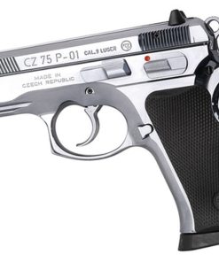 CZ P-01 9mm, High Polished Bright Stainless Steel, 3.8", 14rd