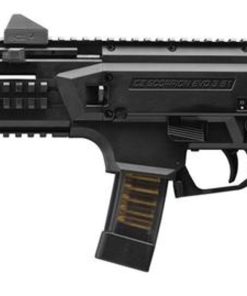 CZ Scorpion Evo 3 S1 Pistol, 9mm, 1/2x28 Threads, 20rd Mags Black
