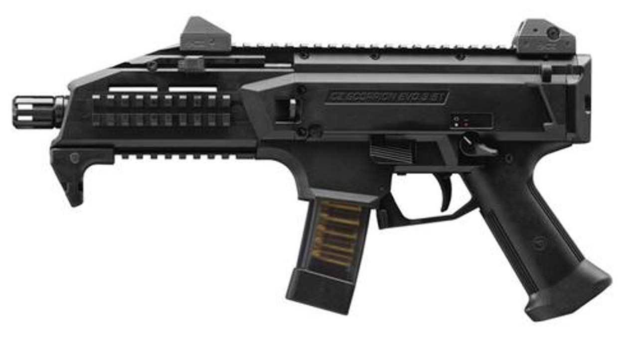 CZ Scorpion Evo 3 S1 Pistol, 9mm, 1/2x28 Threads, 20rd Mags Black CZ Scorpion Evo 3 S1 Pistol, 9mm, 1/2x28 Threads, 20rd Mags Black