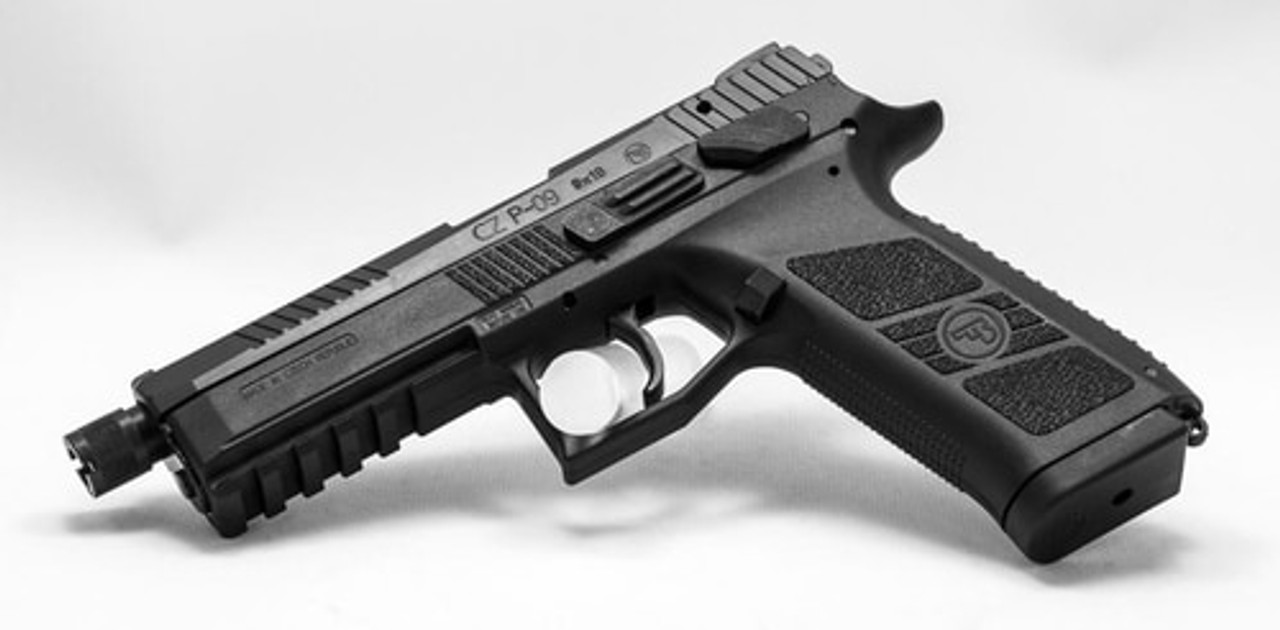 CZ P-09 Suppressor Ready 9mm, 5.2" Threaded Barrel, Matte Black, 19rd CZ P-09 Suppressor Ready 9mm, 5.2" Threaded Barrel, Matte Black, 19rd