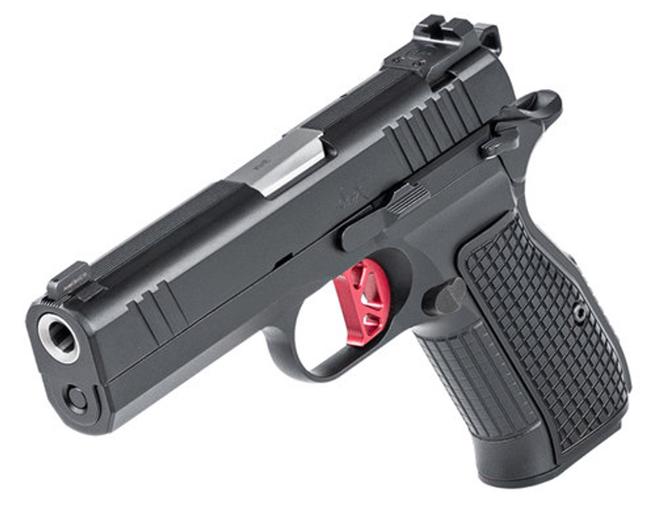 Dan Wesson DWX Single Action Only,Compact, 9mm, 4" Barrel, Aluminum Frame, Black, Aluminum Grips, 15Rd, Ambidextrous Safety, Front Night Sight Blacked Out Rear Sights, No Rail Dan Wesson DWX Single Action Only,Compact, 9mm, 4" Barrel, Aluminum Frame, Black, Aluminum Grips, 15Rd, Ambidextrous Safety, Front Night Sight Blacked Out Rear Sights, No Rail