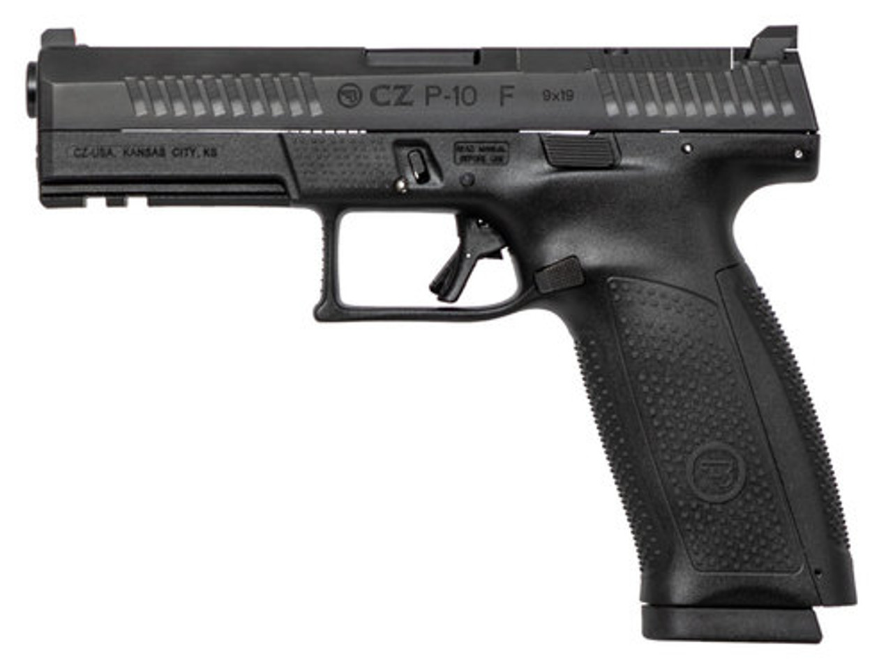 CZ P-10 Full Size 9mm, 4.5" Barrel, 19rd, Optics Ready, Black CZ P-10 Full Size 9mm, 4.5" Barrel, 19rd, Optics Ready, Black