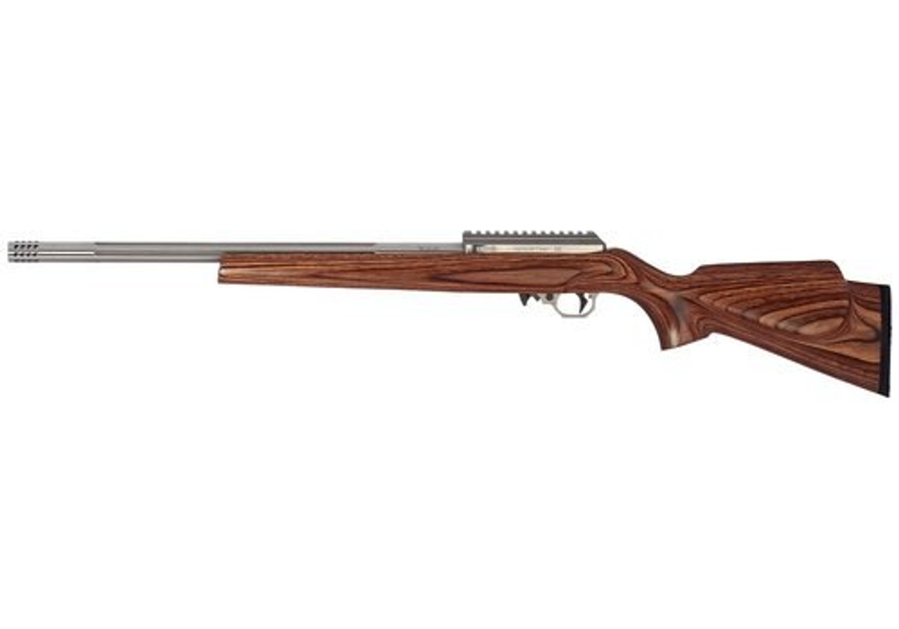 Volquartsen Deluxe .17 HMR, 20" Threaded Barrel, Brown Laminated Sporter Stock, 8rd Volquartsen Deluxe .17 HMR, 20" Threaded Barrel, Brown Laminated Sporter Stock, 8rd