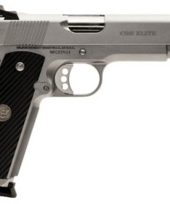 Wilson Combat 1911 CQB Elite 45 ACP, 5" Barrel, G10 Diagonal Grip, Black, SS Slide, 8rd