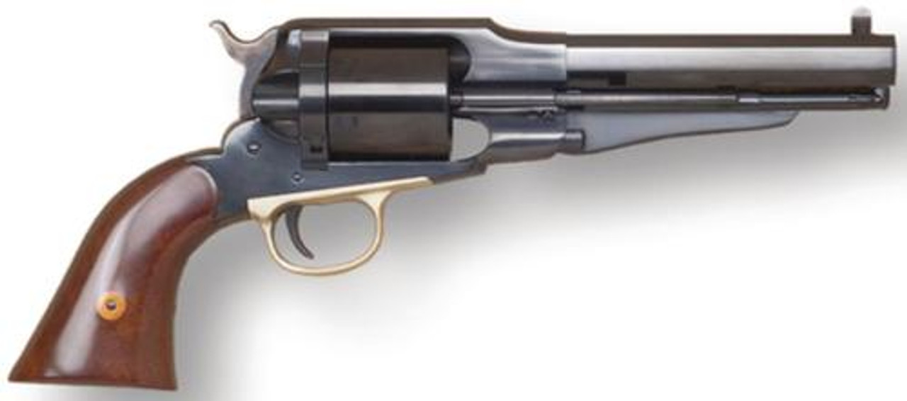Cimarron 1858 New Model Army .45 Long Colt 8" Barrel Standard Blue Finish Walnut Grip Cimarron 1858 New Model Army .45 Long Colt 8" Barrel Standard Blue Finish Walnut Grip